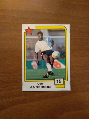 Κάρτα Panini Soccer Superstars 1988 Νο15 Viv Anderson μεταχειρισμένη