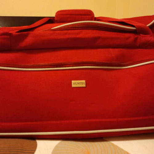 Hunter travel sack like new, red, dimensions 30x60x30
