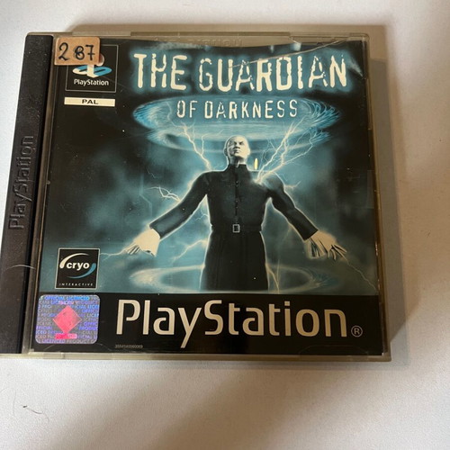 The Guardian of Darkness PlayStation (PS1) used CIB with discoloration