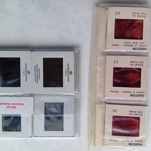 Slide album used from France, Spain, Italy 1966