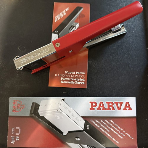 Roma Parva stapler new, red, made in Italy