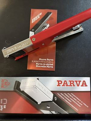 Roma Parva stapler new, red, made in Italy