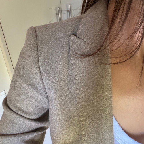 Massimo Dutti wool jacket S new beige