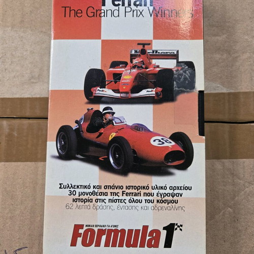 VHS Ferrari The Grand Prix Winners new, videocassette