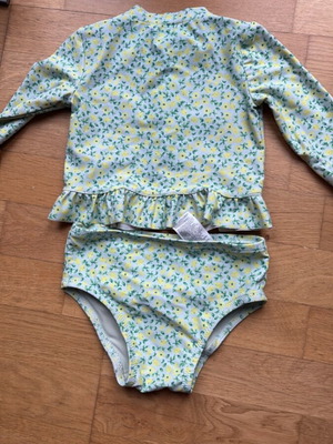 Baby Gap παιδικό μαγιό δύο τεμαχίων με λεμονάτο floral μοτίβο, 18-24 μηνών