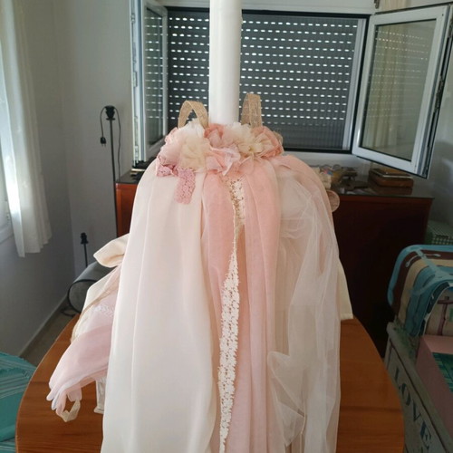 Baptism set for girl new, complete unused