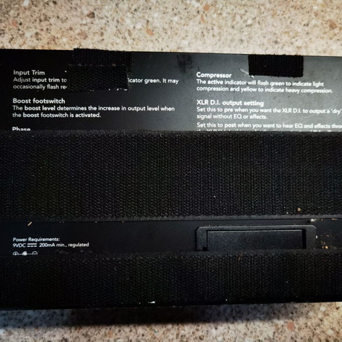 Fishman Tonedeq DI preamp like new