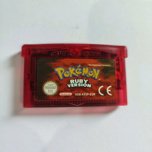 Ruby Pokemon Game Boy Advance Cartridge used, functional