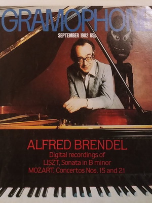 Gramophone September 1982 used with Alfred Brendel