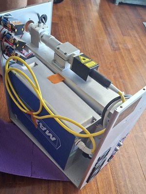 Επιτραπέζιο οπτικό fiber laser marking machine μεταχειρισμένο