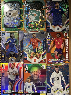 Panini Adrenalyn XL FIFA 365 World Cup Cards lot of 9 like new