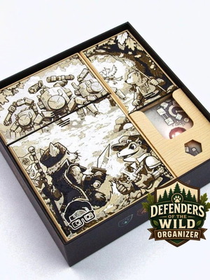 Defenders of the Wild Board Game Organizer New, 3D Printed Insert