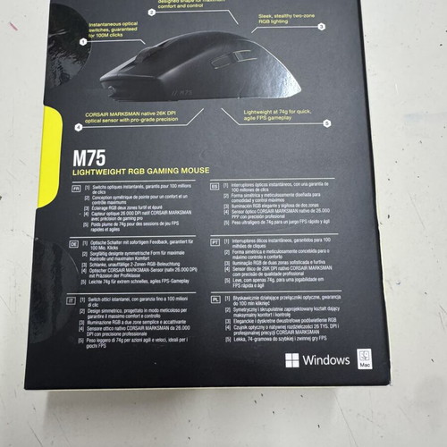 Corsair M75 Lightweight RGB Gaming Mouse