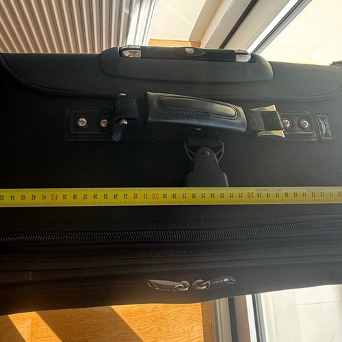 Delsey Black Suitcase Used Large Size