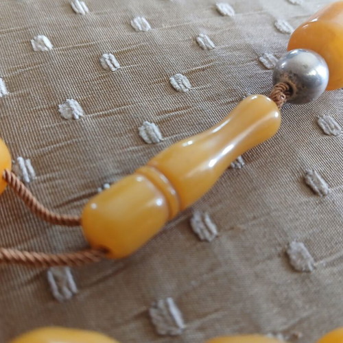 Mastic Worry Beads chatzikos10 used, old German Bakelite