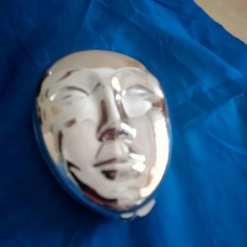 Makeup palette silver face with various colors new
