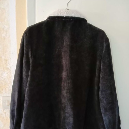 Corduroy jacket Shein Frenchy Plus new, black, Borg collar