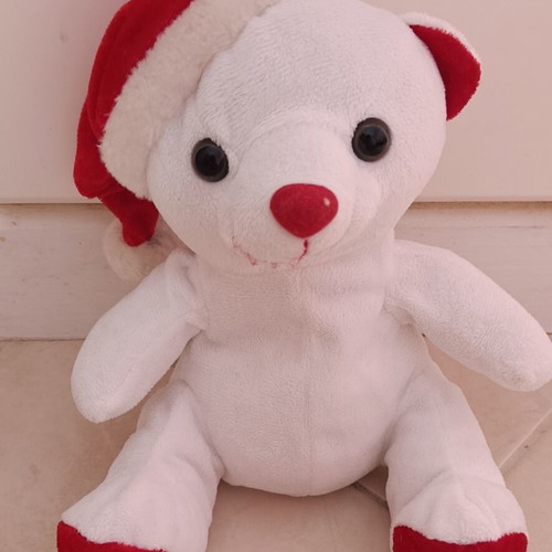 Christmas teddy bear like new