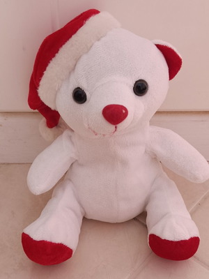 Christmas teddy bear like new