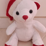 Christmas teddy bear like new
