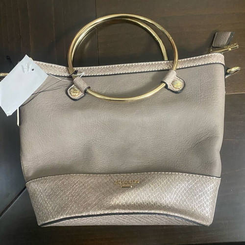 Dune London Handbag New with Snake Effect and Gold Handles