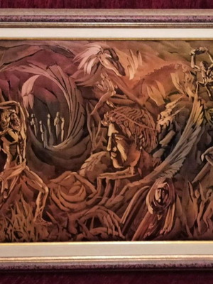 Raphael (Titanomachy) canvas artwork new with frame