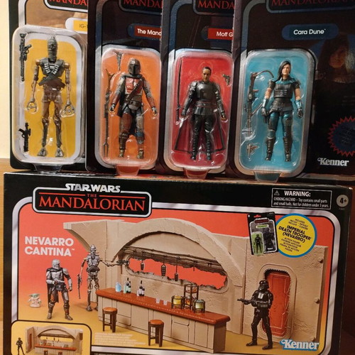 Star Wars Vintage Collection 3.75 Mandalorian Nevarro Cantina new set of 5 figures