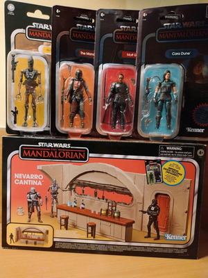 Star Wars Vintage Collection 3.75 Mandalorian Nevarro Cantina new set of 5 figures