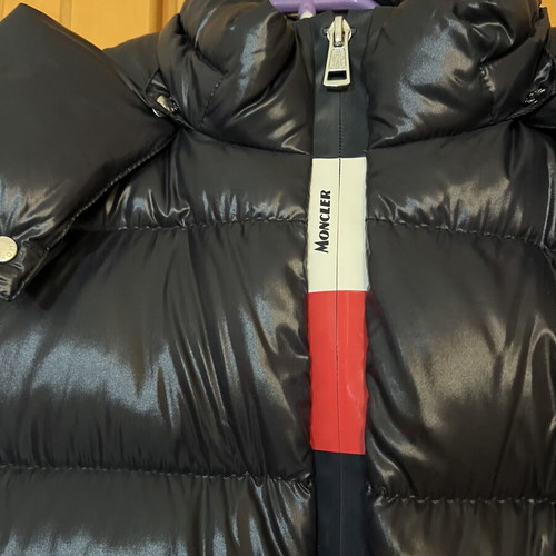 Moncler blue jacket, size 14 kids, dark blue