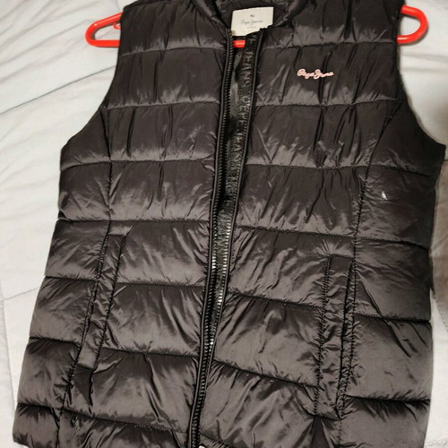 Pepe Jeans Unisex Sleeveless Vest Like New Black 152 cm