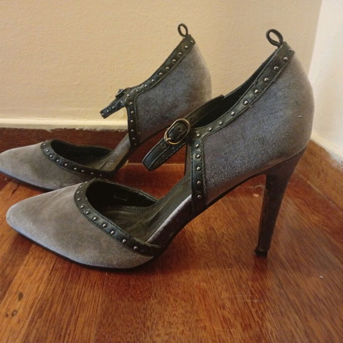 Migato gray black pumps almost like new size 39