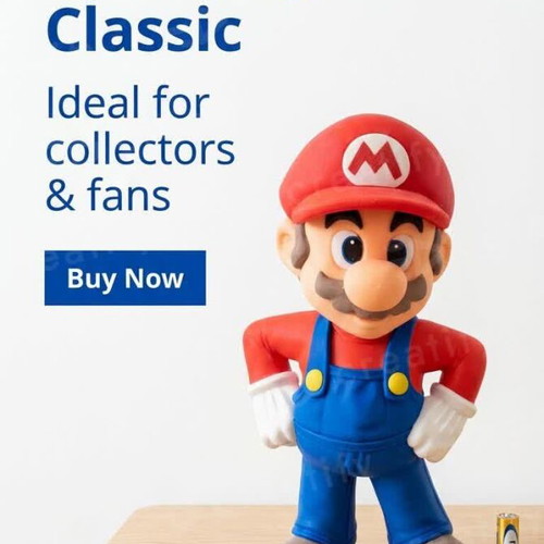 Mario Super Mario figure 28 cm new
