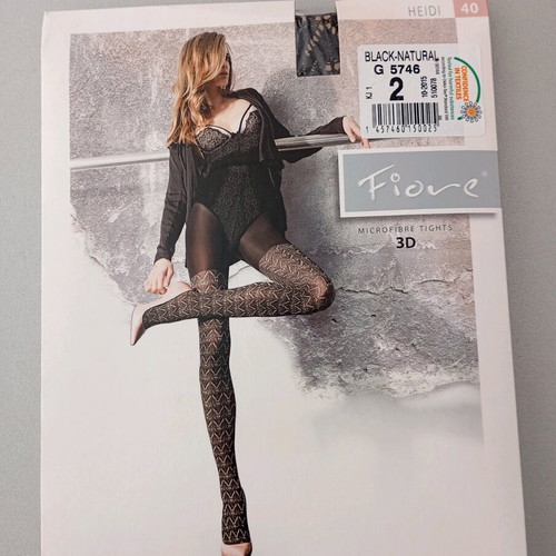 Women's patterned tights new, size 2 (small)