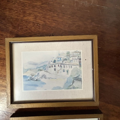 Set of vintage lithographs by artist Μεσσηνεζη like new, collectible