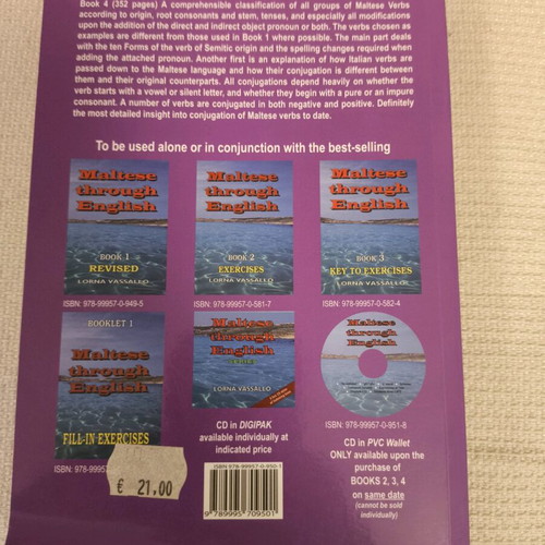 Maltese Language Learning Book new