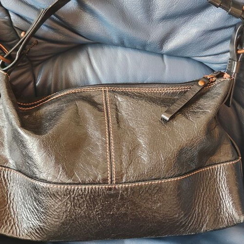 Coccinelle leather shoulder bag like new, black