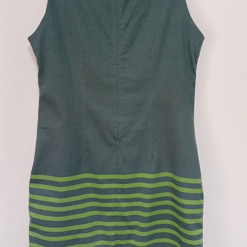 Desigual dress used, cotton, elastic, green