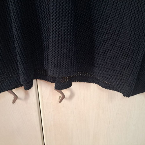 Black perforated women's sweater new, size M