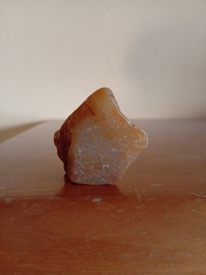 Authentic brown translucent quartz crystal