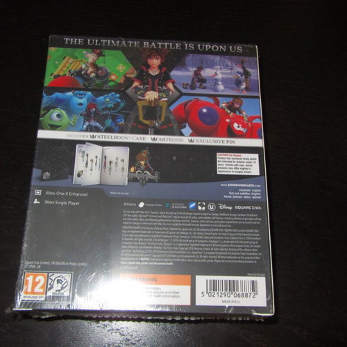 Kingdom Hearts III Deluxe Edition Xbox One game new sealed