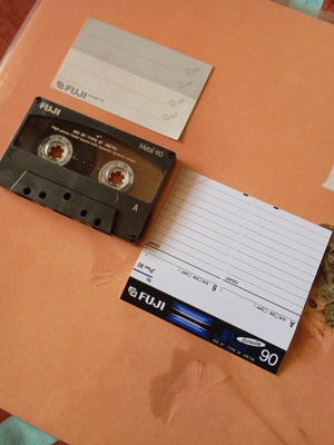 Fuji Metal 90 Audio Tape used, Type IV high power sound