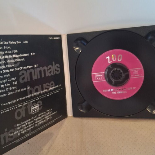 The Animals House of the Rising Sun CD like new, rock