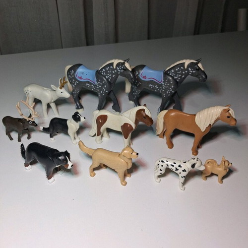 Playmobil animals used, pack of 11 pieces