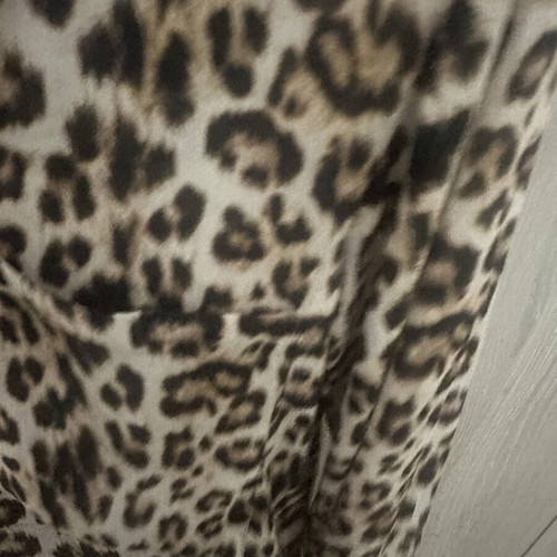 Leopard print shirt Zara like new, beige and brown, size M