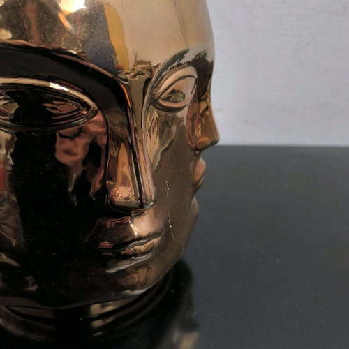Vase in bronze color like new, impressive