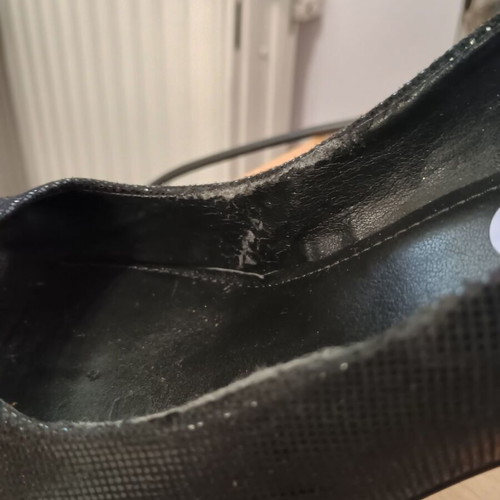 Calvin Klein Peep Toe Pumps Black Size 39 Like New