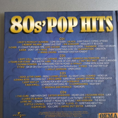 80's Pop Hits CD
