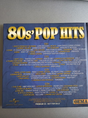 80's Pop Hits CD