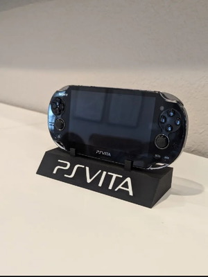 Sony PsVita βάση στήριξης καινούργια, μαύρη με άσπρα γράμματα
