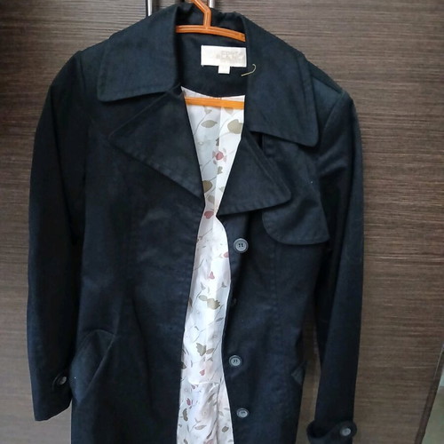 Costa Blanca black trench coat like new, size S